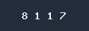 Security code image containing four digits