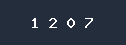 Security code image containing four digits