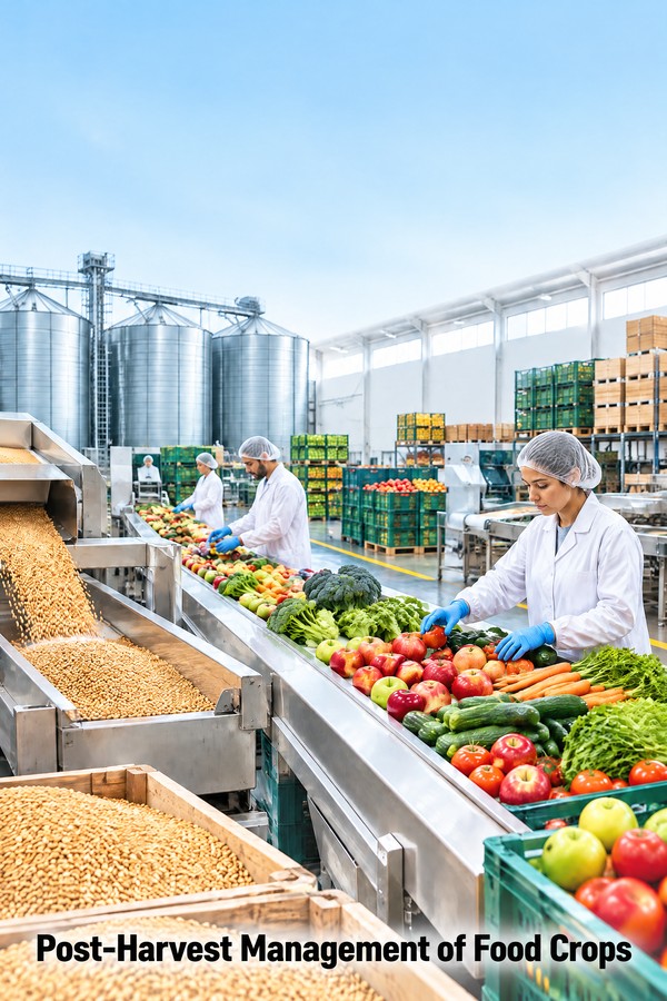 Post-Harvest Management of Food Crops cover