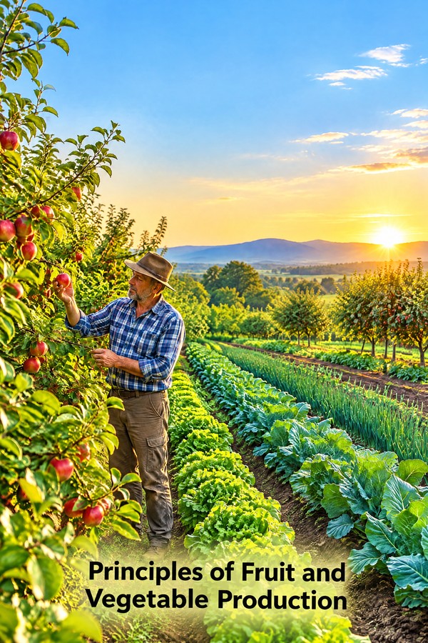 Principles of Fruit and Vegetable Production cover